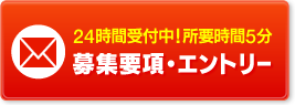 24時間受付中！ 所要時間5分 ネットエントリー