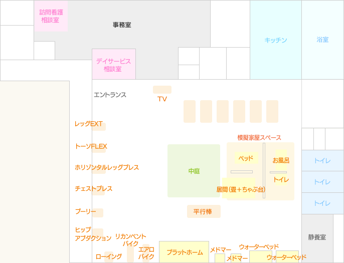 【イメージ】館内見取図